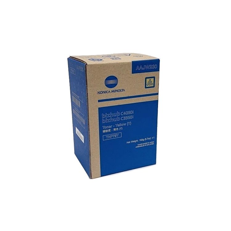 OEM Konica Minolta AAJW230 Yellow Toner Cartridge (9,000 Pages)