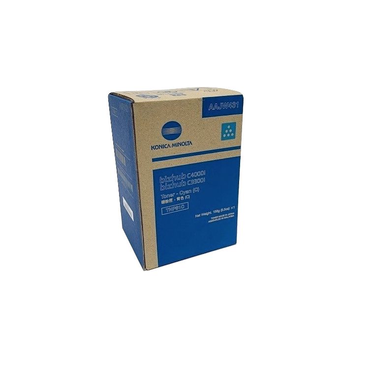 OEM Konica Minolta AAJW431 Cyan Toner Cartridge (9,000 Pages)