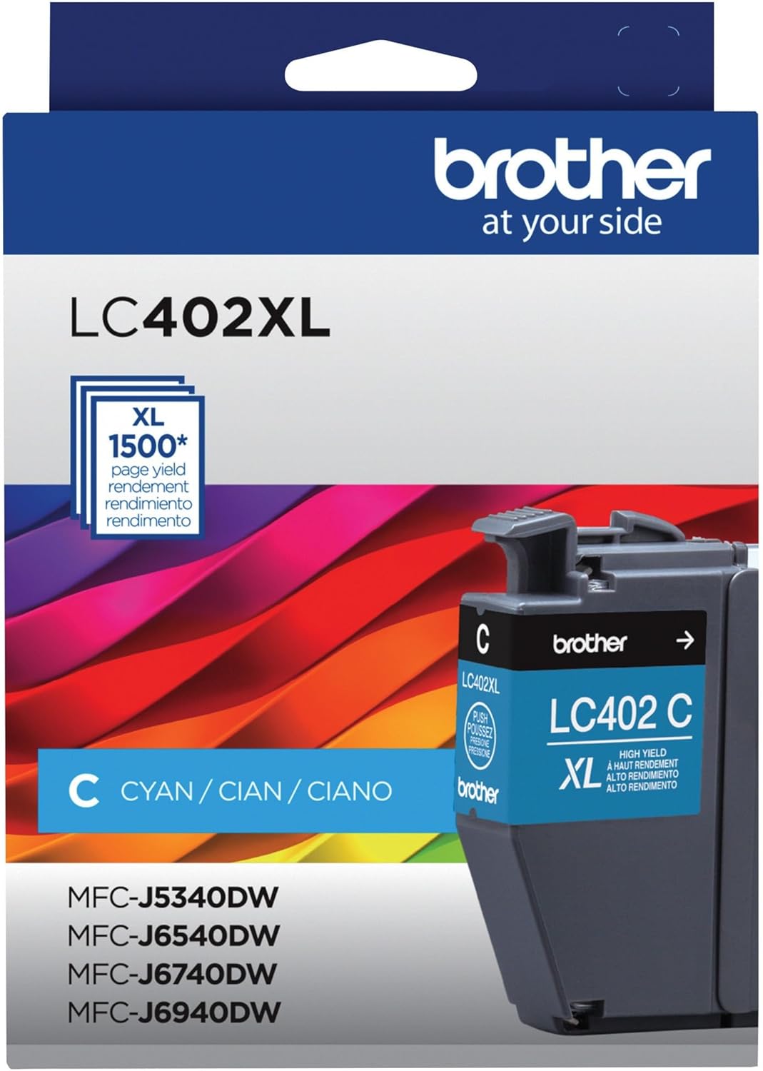 OEM Brother LC402CXL HY Cyan Ink Cartridge (1,500 Pages)