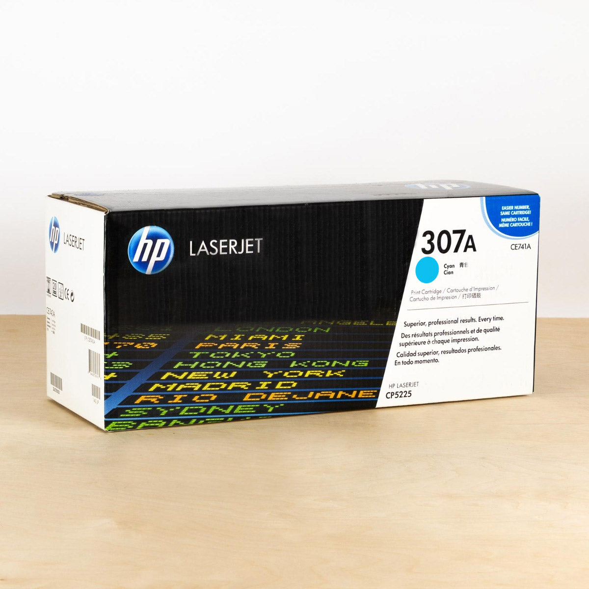 OEM HP CE741A Cyan Toner Cartridge (7,300 Pages)