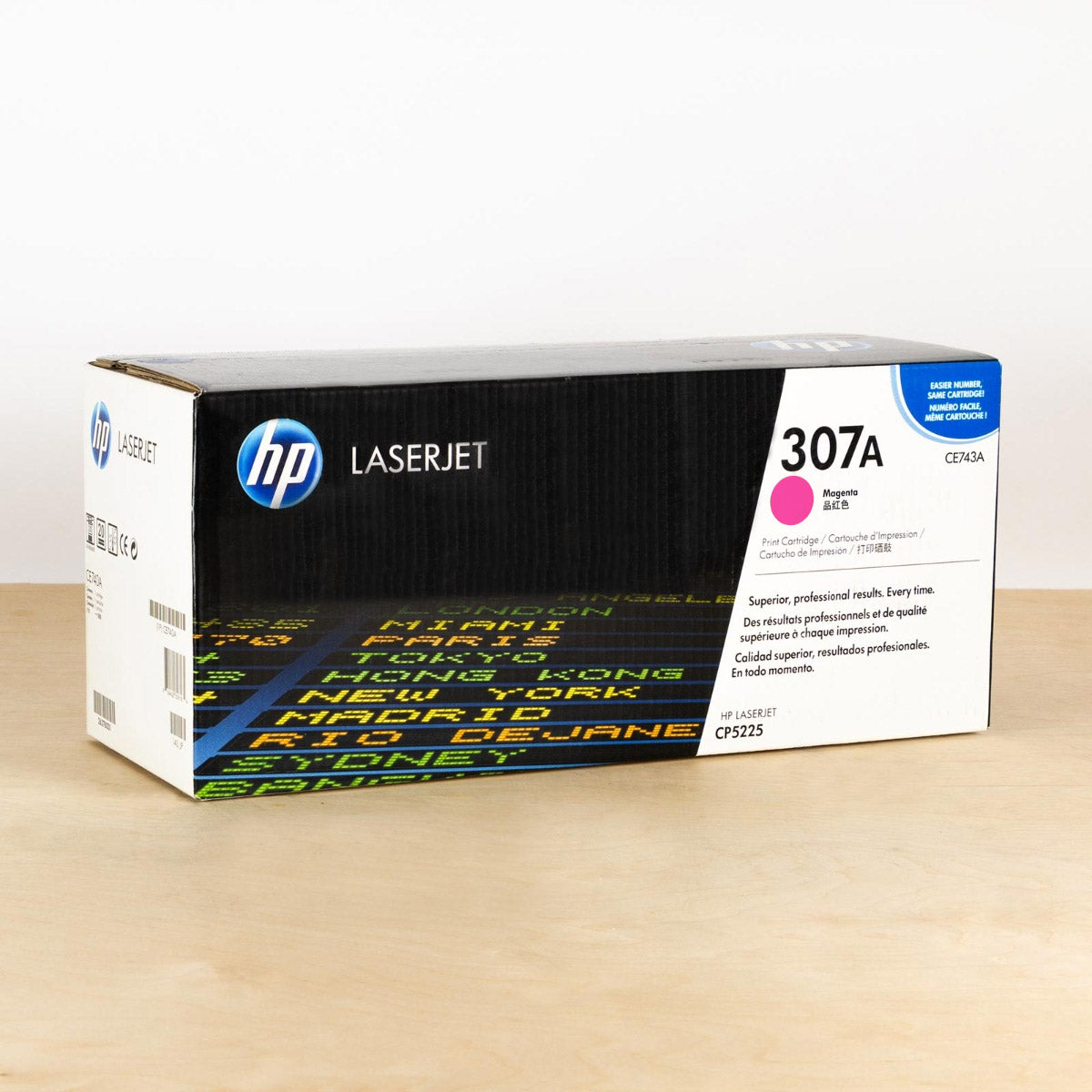 OEM HP CE743A Magenta Laser Toner Cartridge (7,300 Pages)
