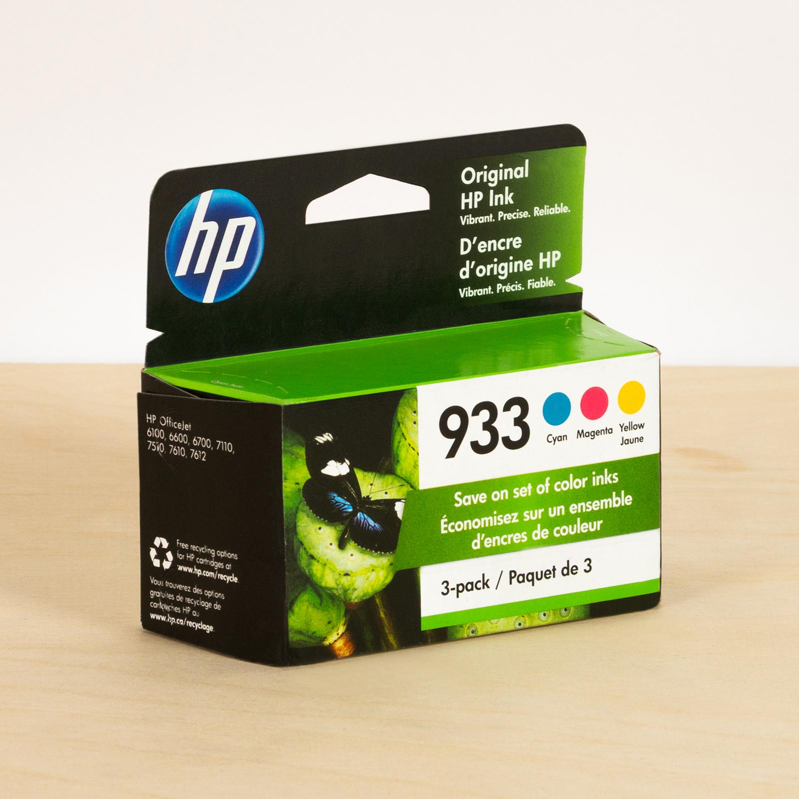 OEM HP CR313FN 3-Color Ink Cartridge Combo Pack