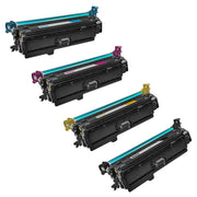 Set of 4 Remanufactured HP 654X Multi Toner Cartridges (35,500 Pages)