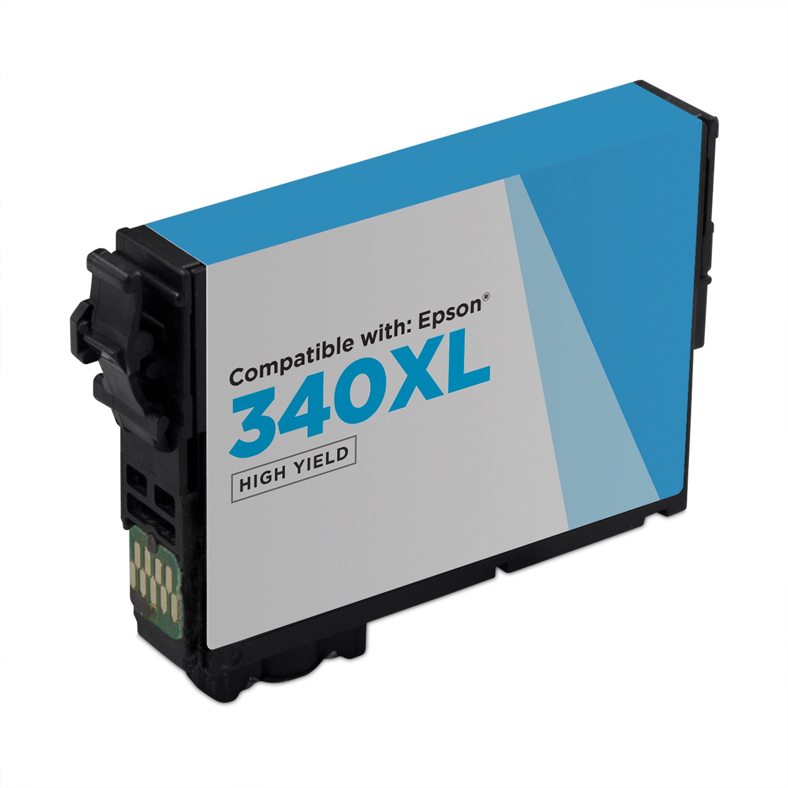 Remanufactured Epson T340XL220 Cyan High Yield Ink Cartridge (830 Pages)