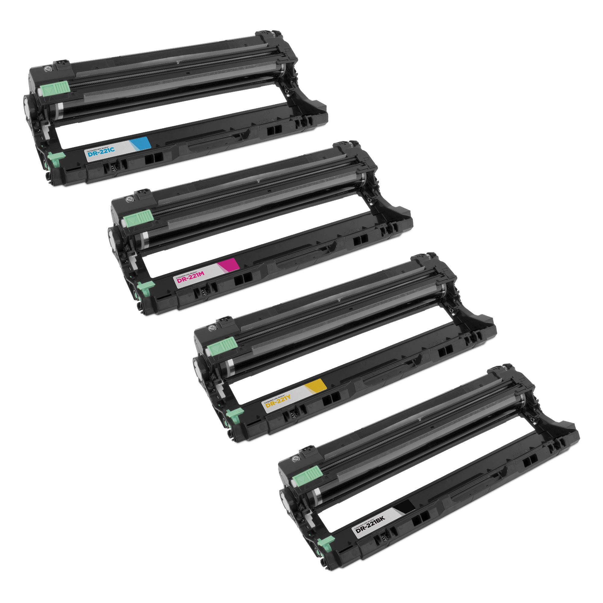 Set of 4 Compatible Brother DR-221CL Multi Laser Drums
