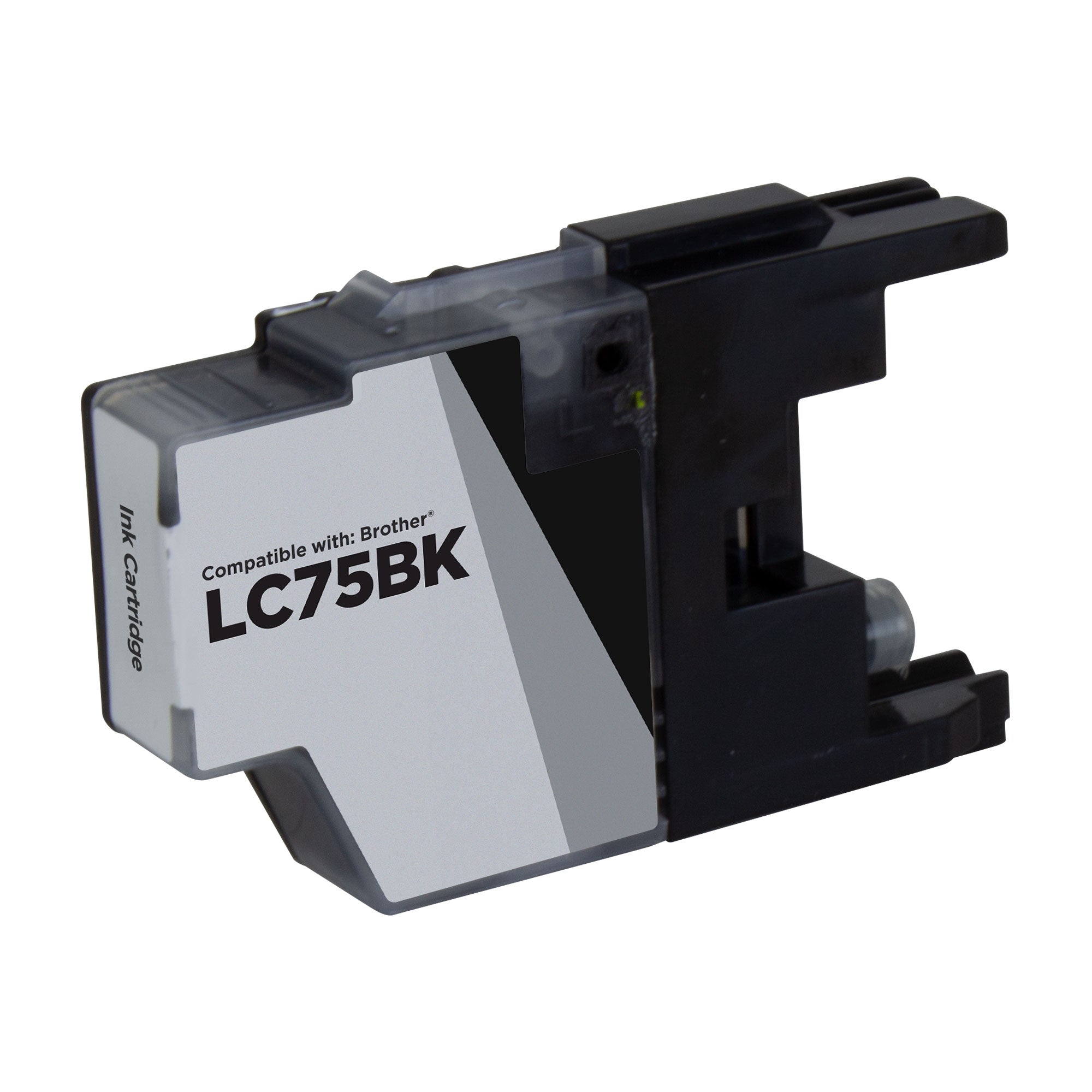 Compatible Brother LC75BK High Yield Black Ink Cartridge (600 Pages)