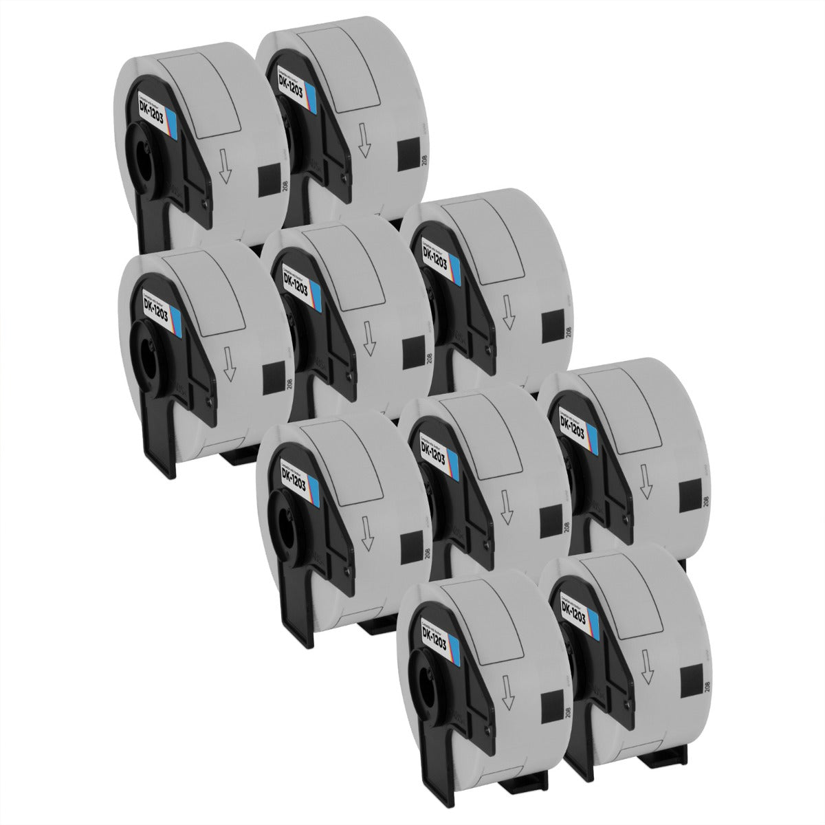 Compatible Brother DK-1203 White Label 10 Pack