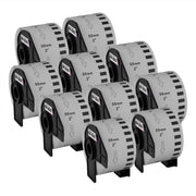 Compatible Brother DK-2223 White Paper Tape 10 Pack