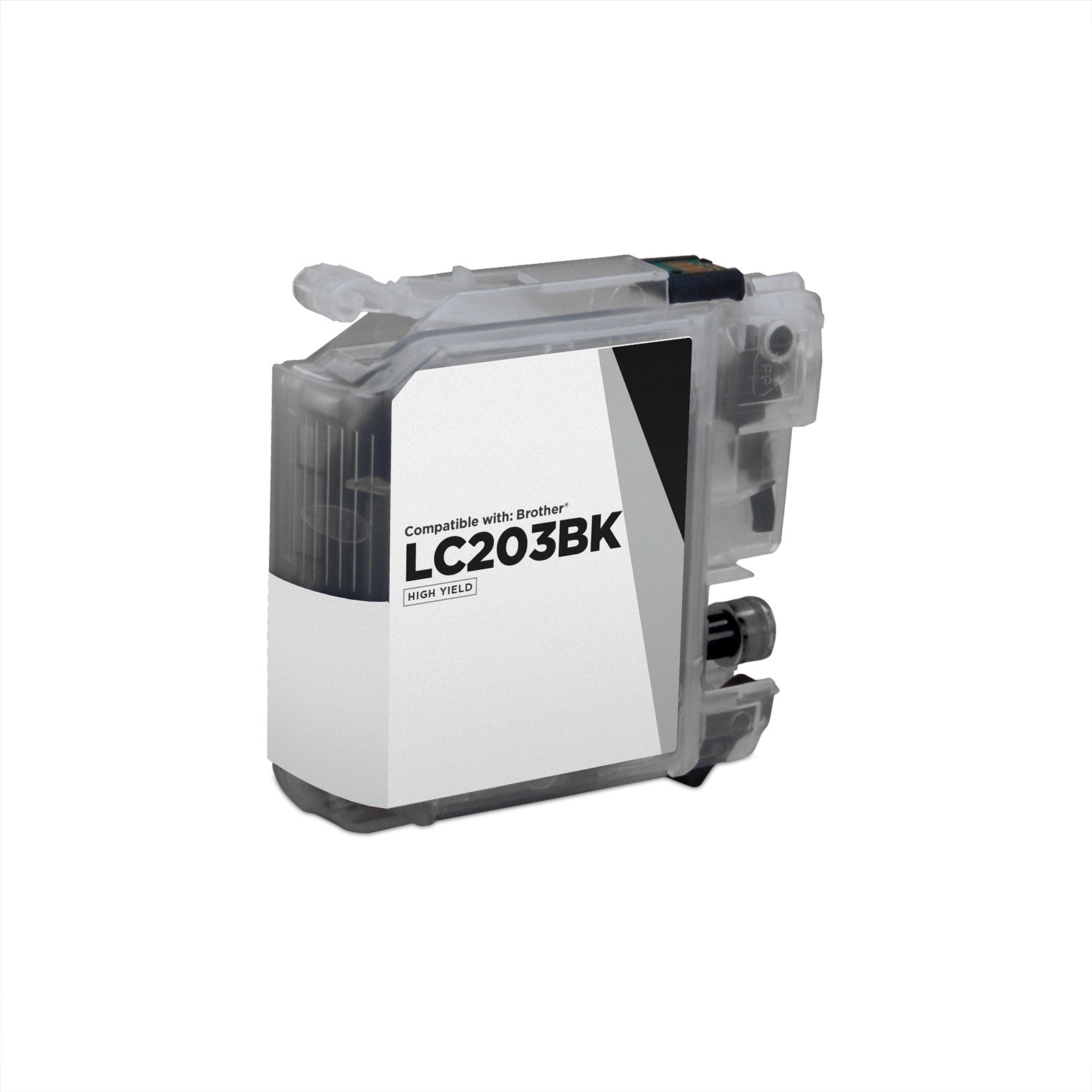 Compatible Brother LC203BK High Yield Black Ink Cartridge (550 Pages)