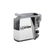 Compatible Brother LC203BK High Yield Black Ink Cartridge (550 Pages)
