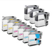 Compatible Replacements for Brother LC203 Set of 9 High Yield Ink Cartridges (Multi Color)