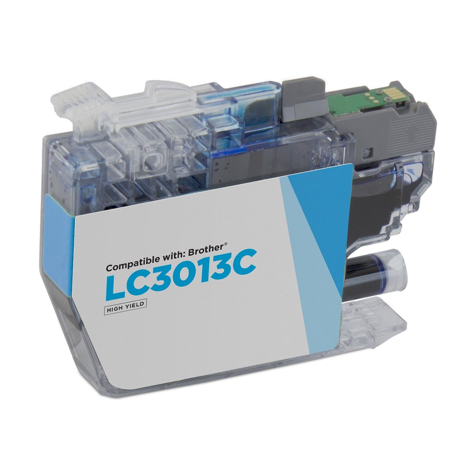 Compatible Brother LC3013C High Yield Cyan Ink Cartridge (400 Pages)