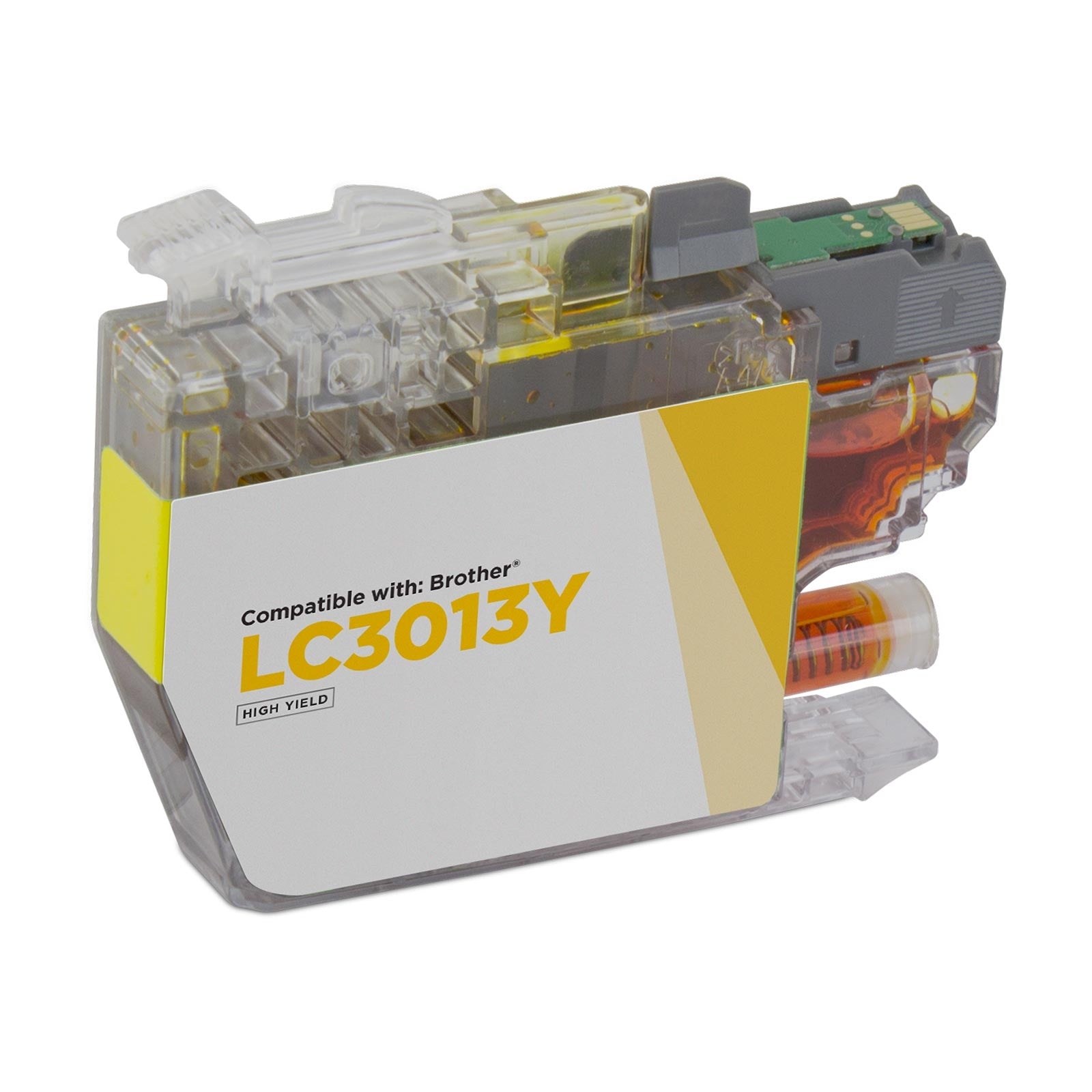 Compatible Brother LC3013Y High Yield Yellow Ink Cartridge (400 Pages)