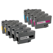 Set of 9 Compatible Brother LC401XL High Yield Ink Cartridges (Multi Color)