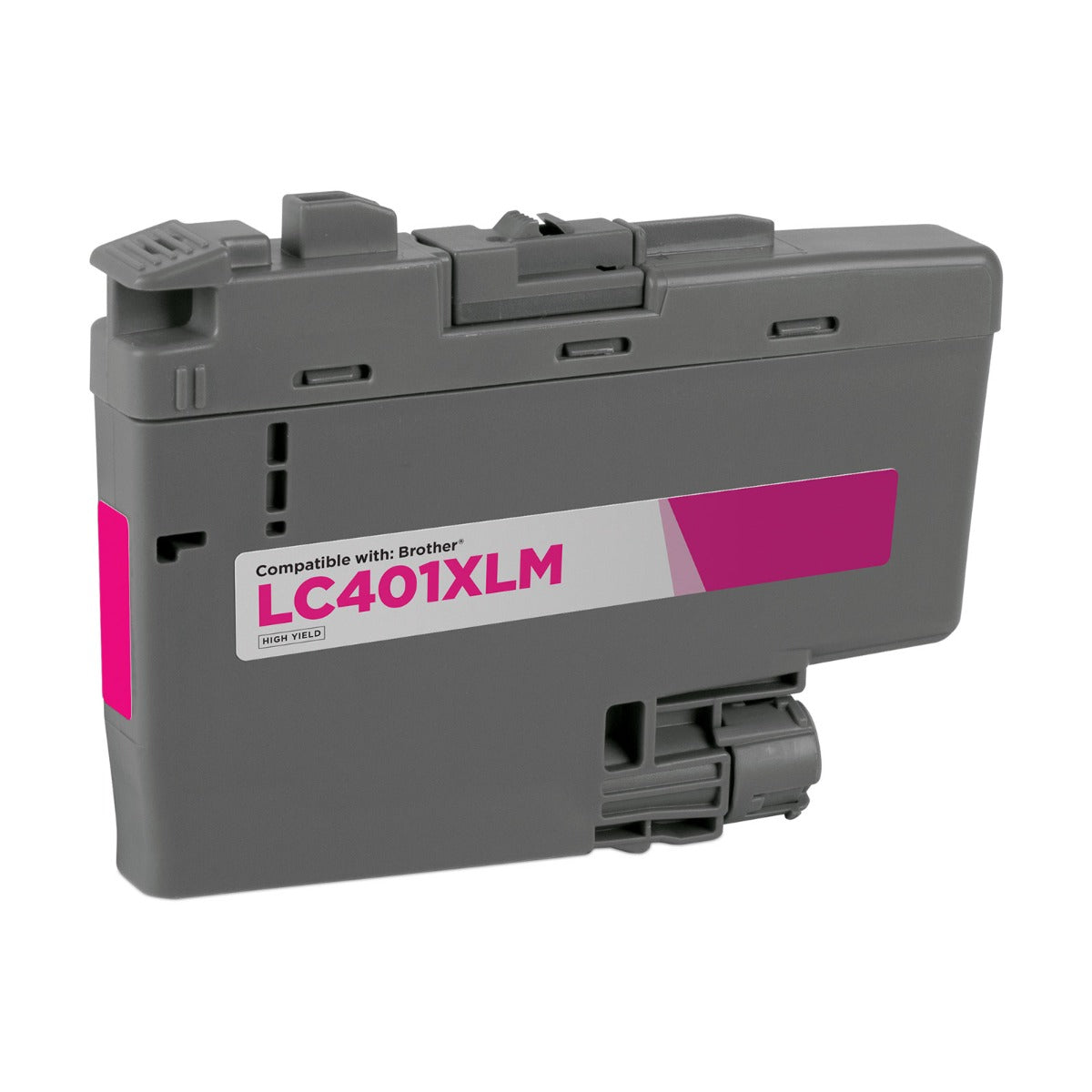 Compatible Brother LC401XLM High Yield Magenta Ink Cartridge (500 Pages)