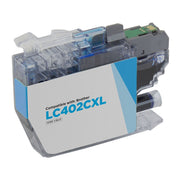 Compatible Brother LC402XLC High Yield Cyan Ink Cartridge