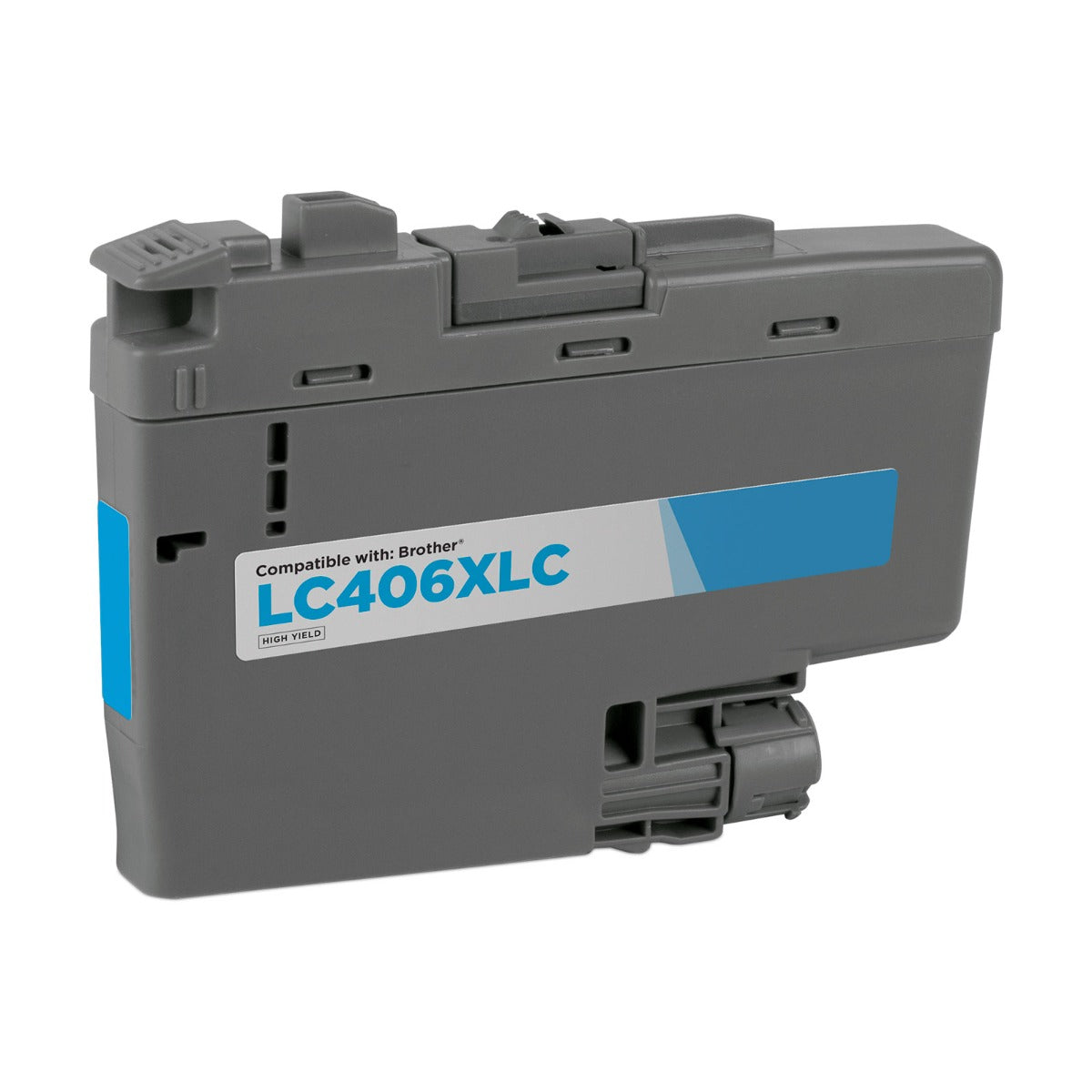 Compatible Brother LC406XLC Cyan High Yield Ink Cartridge (5,000 Pages)