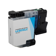 Compatible Brother LC501XLC High Yield Cyan Ink Cartridge