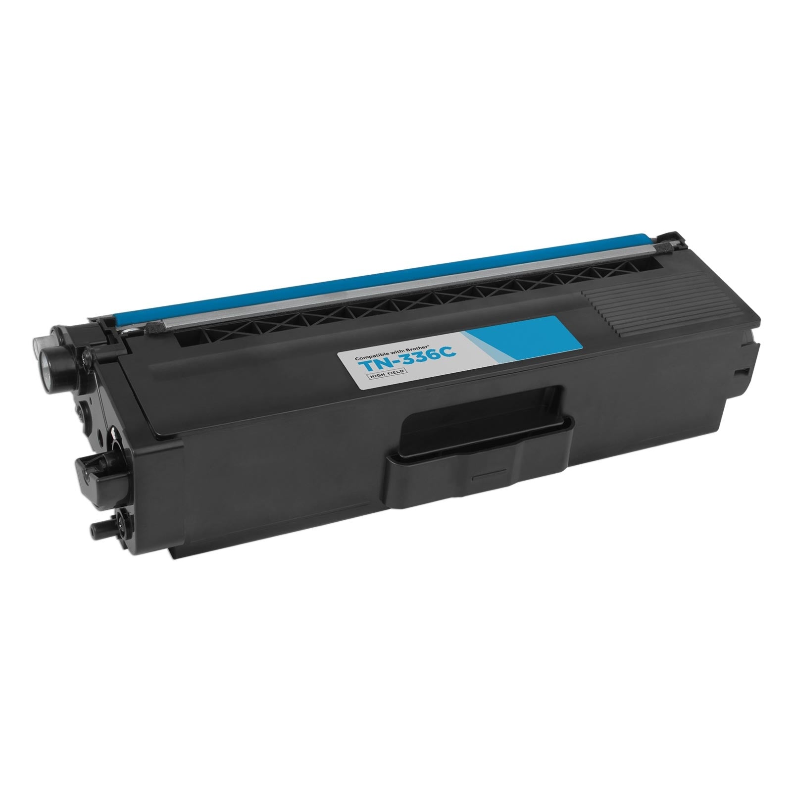 Compatible Brother TN336C High Yield Cyan Toner Cartridge (3,500 Pages)