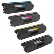Compatible Brother Set of 4 TN336 High Yield Toner Cartridges (Black, Cyan, Magenta, Yellow)