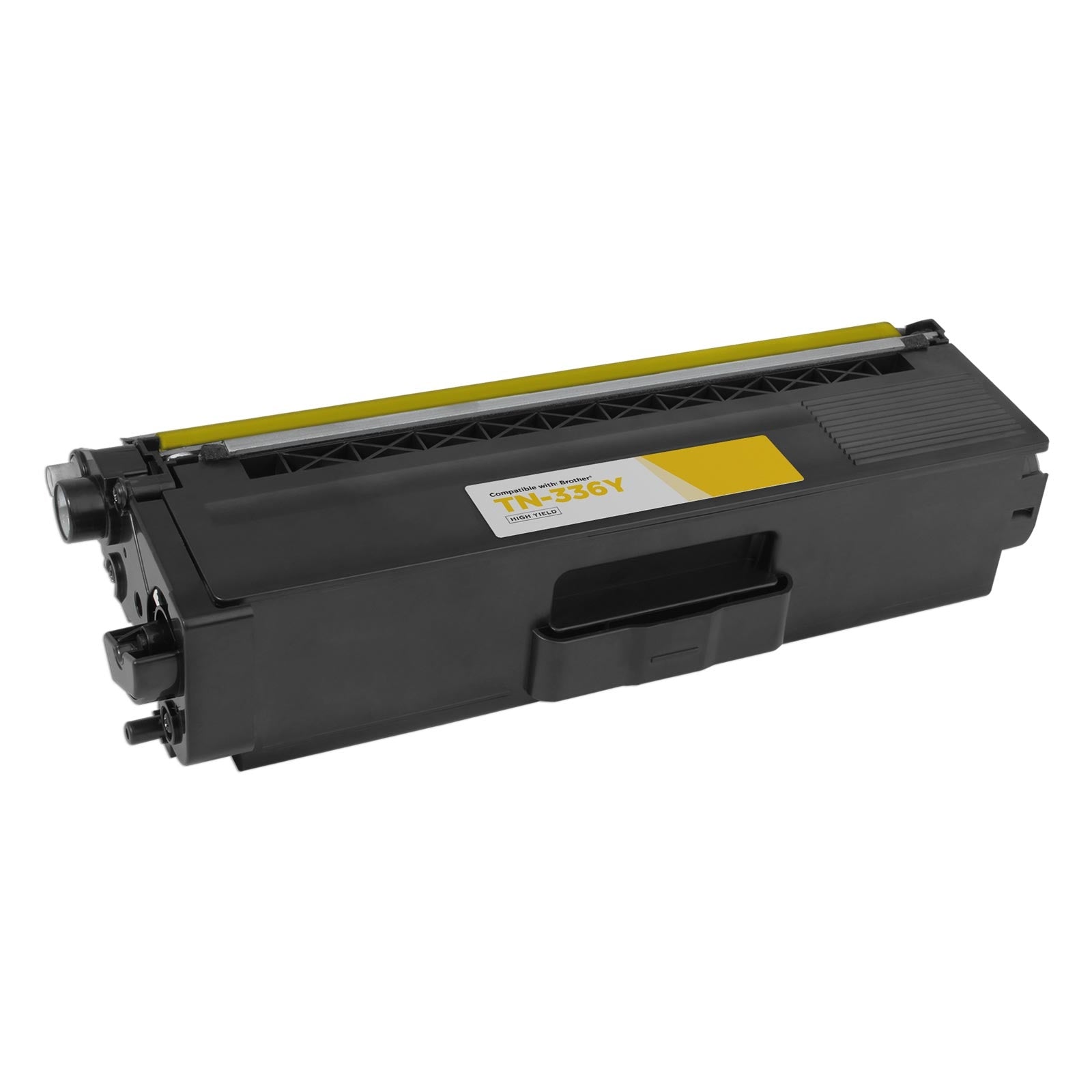 Compatible Brother TN336Y High Yield Yellow Toner Cartridge (3,500 Pages)