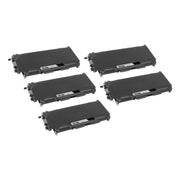 Set of 5 Compatible Brother TN360 High Yield Black Toner Cartridges (2,600 Pages)