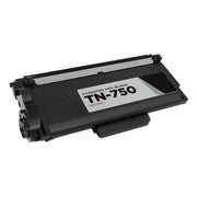 Compatible Brother TN750 Black High Yield Toner Cartridge (8,000 Pages)