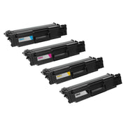 Set of 4 Compatible Brother TN810 Toner Cartridges (Black, Cyan, Magenta, Yellow)