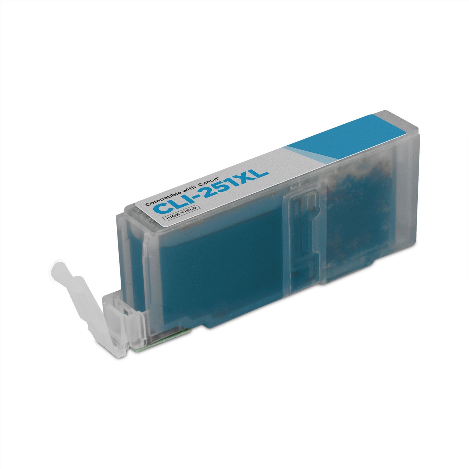 Compatible Canon 6449B001 / CLI-251XL High Yield Cyan Ink Cartridge (660 Pages)