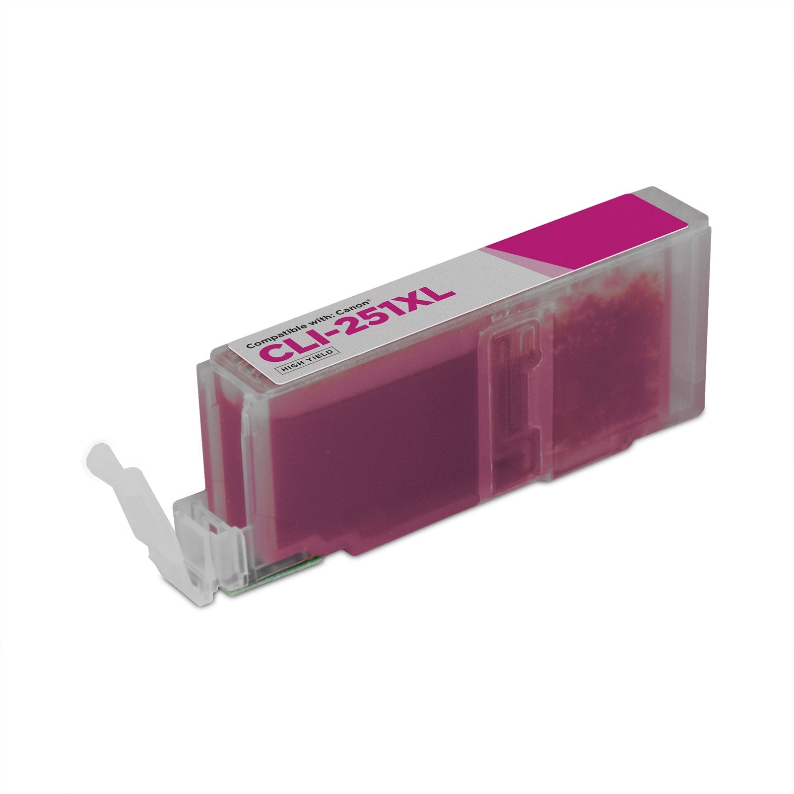 Compatible Canon 6450B001 / CLI-251XL High Yield Magenta Ink Cartridge (660 Pages)