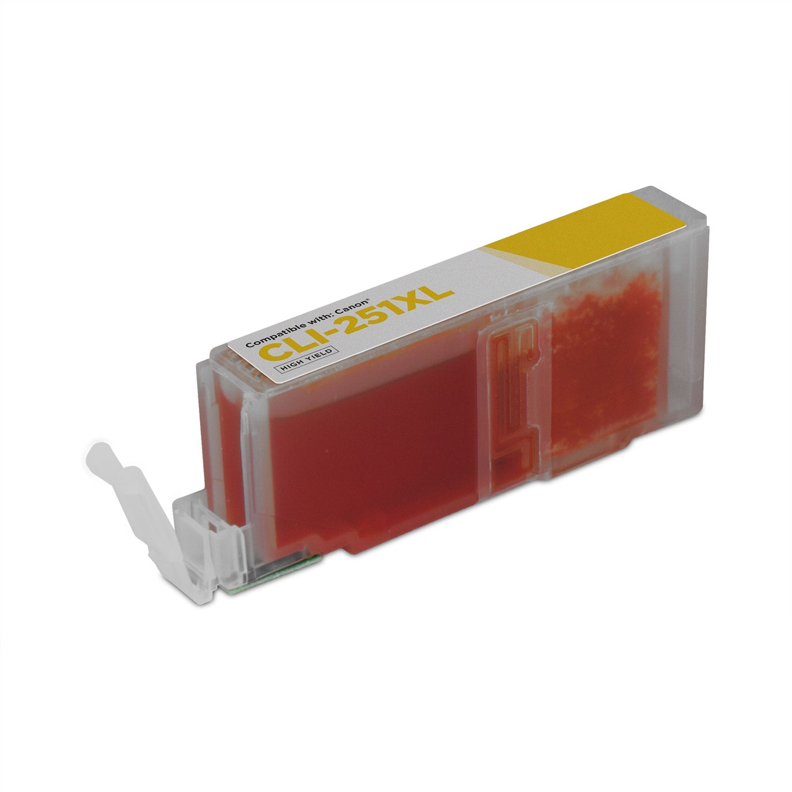 Compatible Canon 6451B001 / CLI-251XL High Yield Yellow Ink Cartridge (660 Pages)