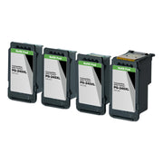 Compatible Canon PG-245XL Black Ink Cartridge (4 Pods and 1 Original Printhead)