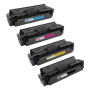 Set of 4 Compatible Canon 055 Toner Cartridges (Black, Cyan, Magenta, Yellow)