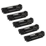 Set of 5 Compatible Canon 072 Black Toner Cartridges (1,400 Pages)