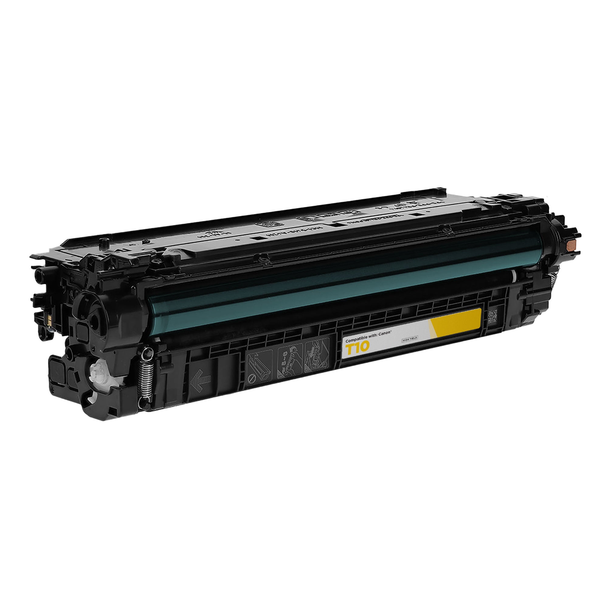 Remanufactured Canon T10 (4563C001AA) High Yield Yellow Toner Cartridge (10,000 Pages)