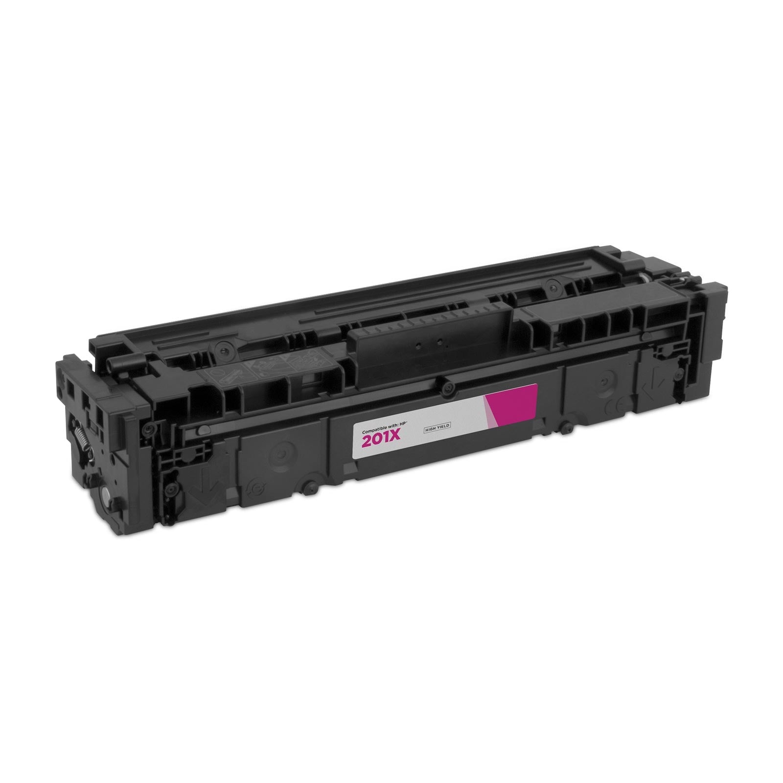 Compatible HP 201X High Yield Magenta Toner Cartridge (2,300 Pages)