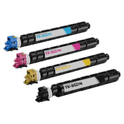 Set of 4 Compatible CopyStar TK8527 Toner Cartridges (Black, Cyan, Magenta, Yellow)