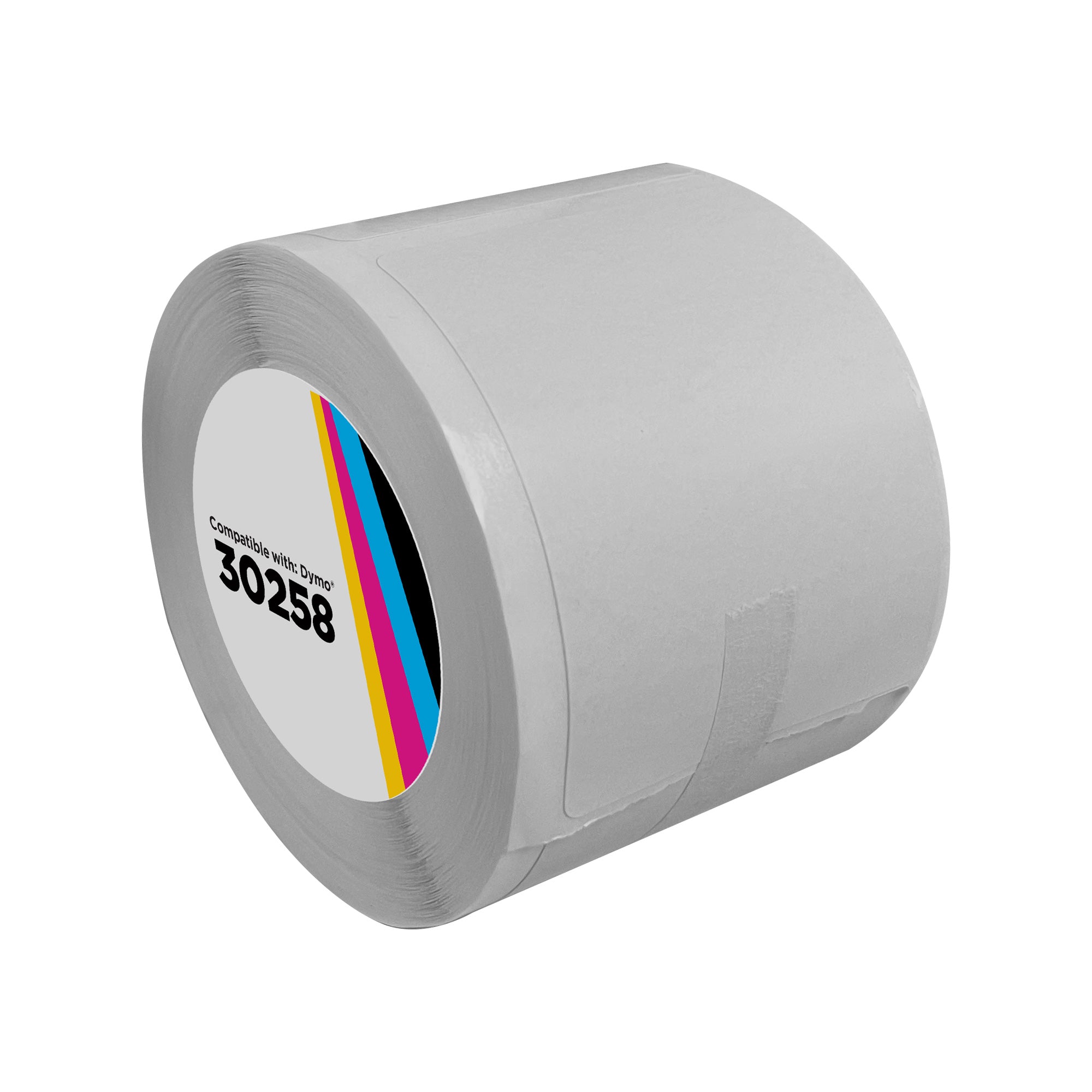 Compatible Dymo 30258 Black on White Label Tape