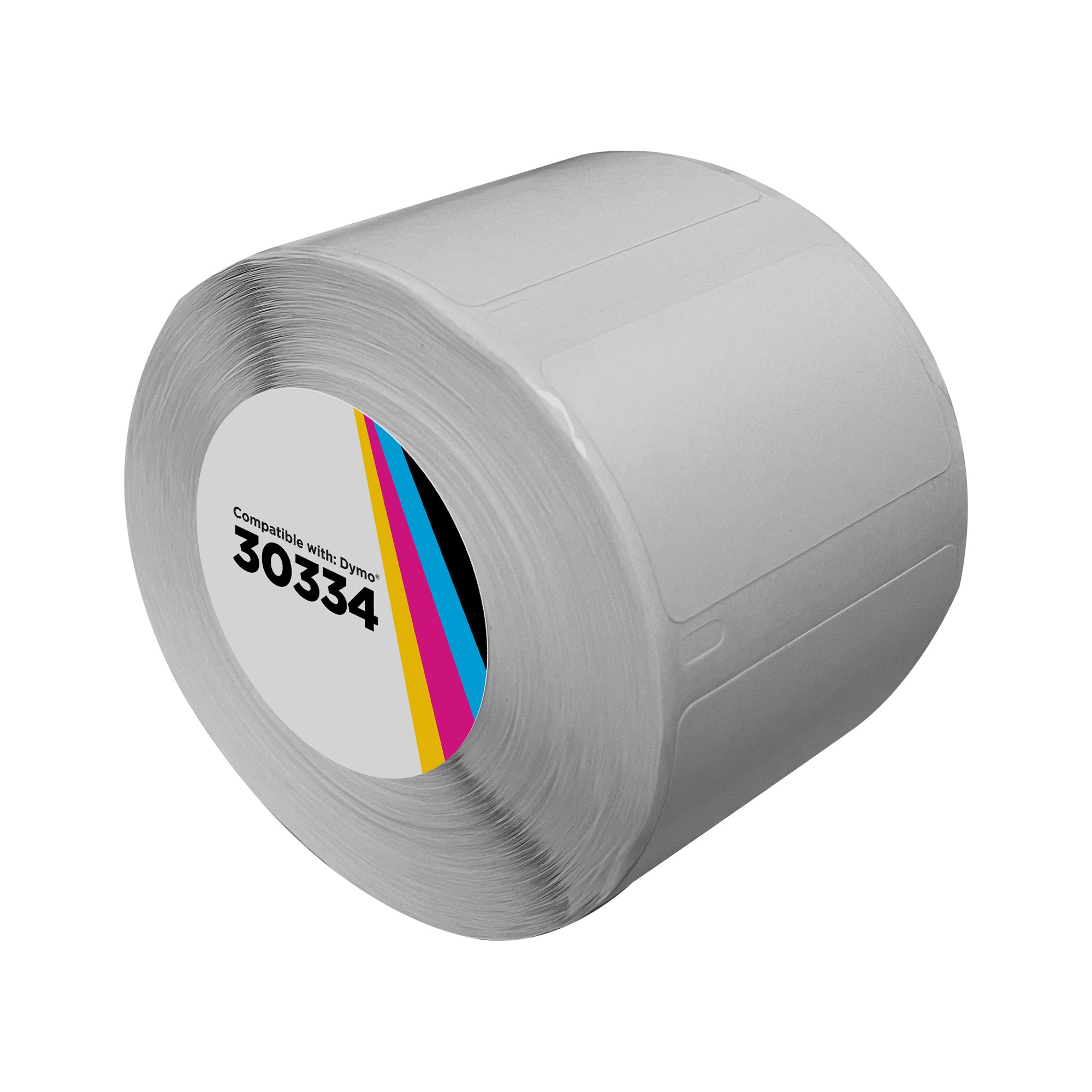 Compatible Dymo 30334 Black on White Tape