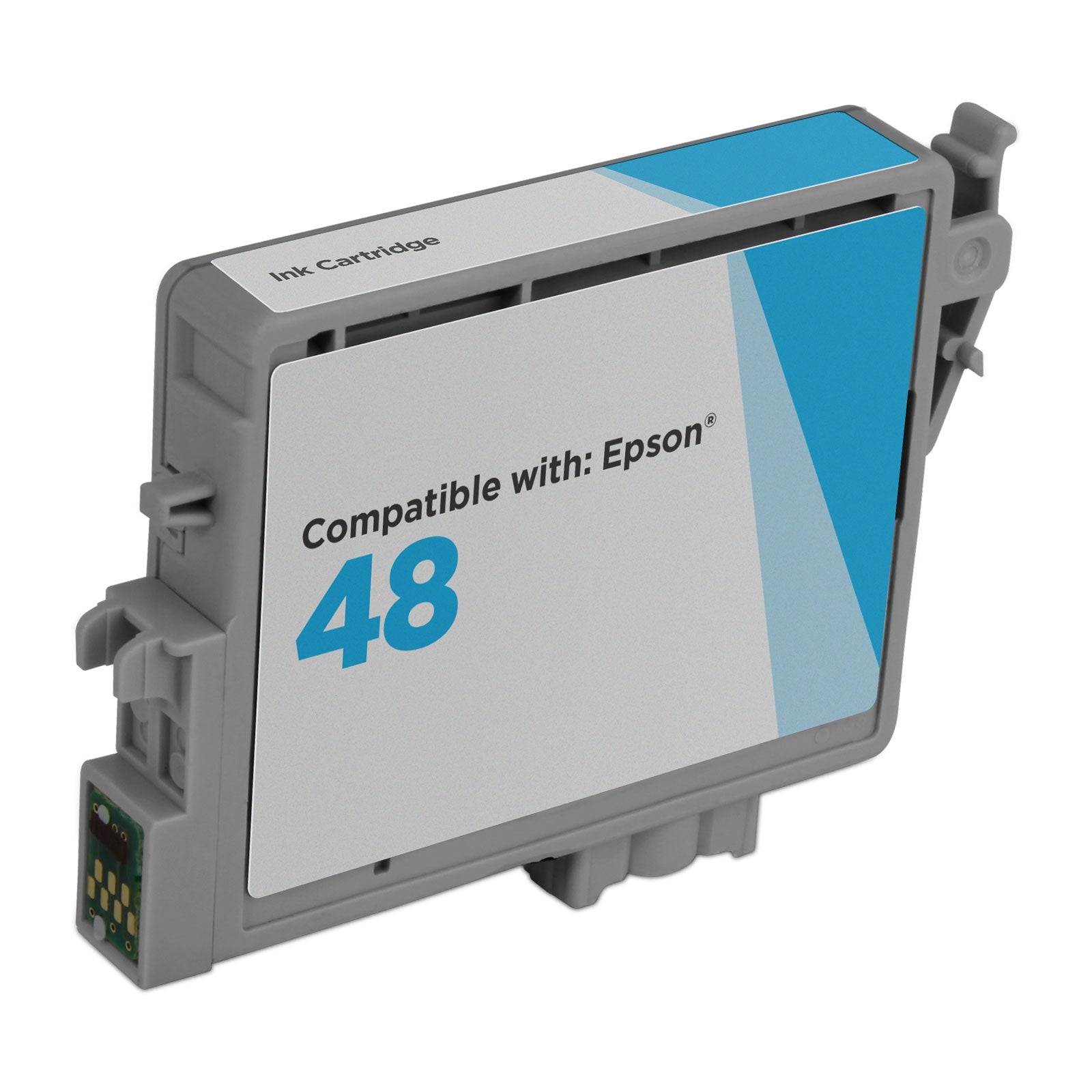 Remanufactured Epson T048220 (T0482) Cyan Ink Cartridge