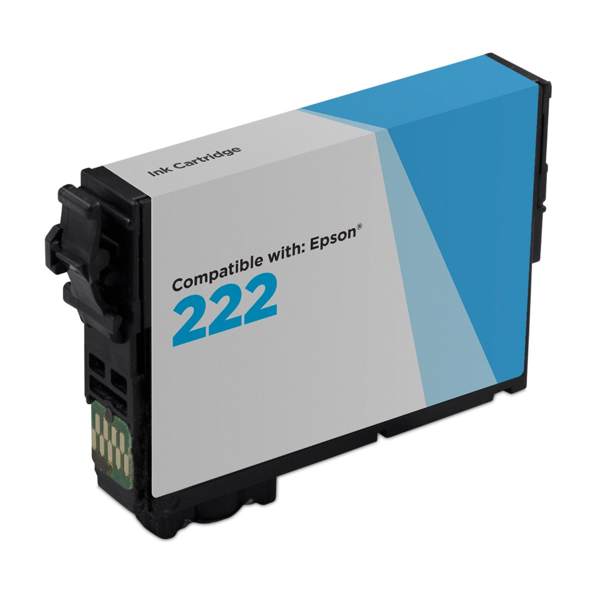 Remanufactured Epson T222220 Cyan Ink Cartridge (185 Pages)