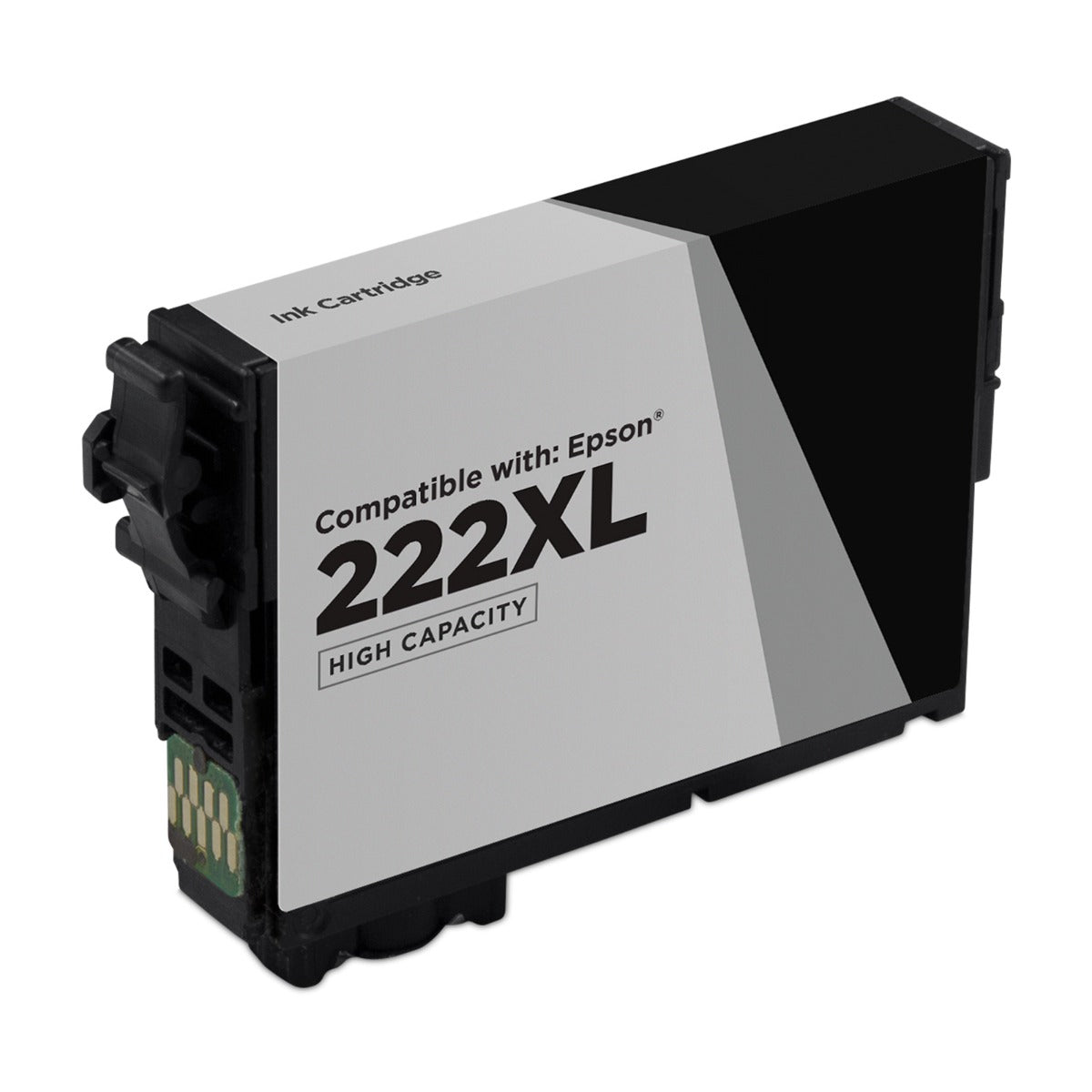 Remanufactured Epson T222XL120 Black High Yield Ink Cartridge (550 Pages)