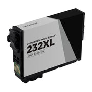 Remanufactured Epson T232XL120 Black Ink Cartridge (380 Pages)