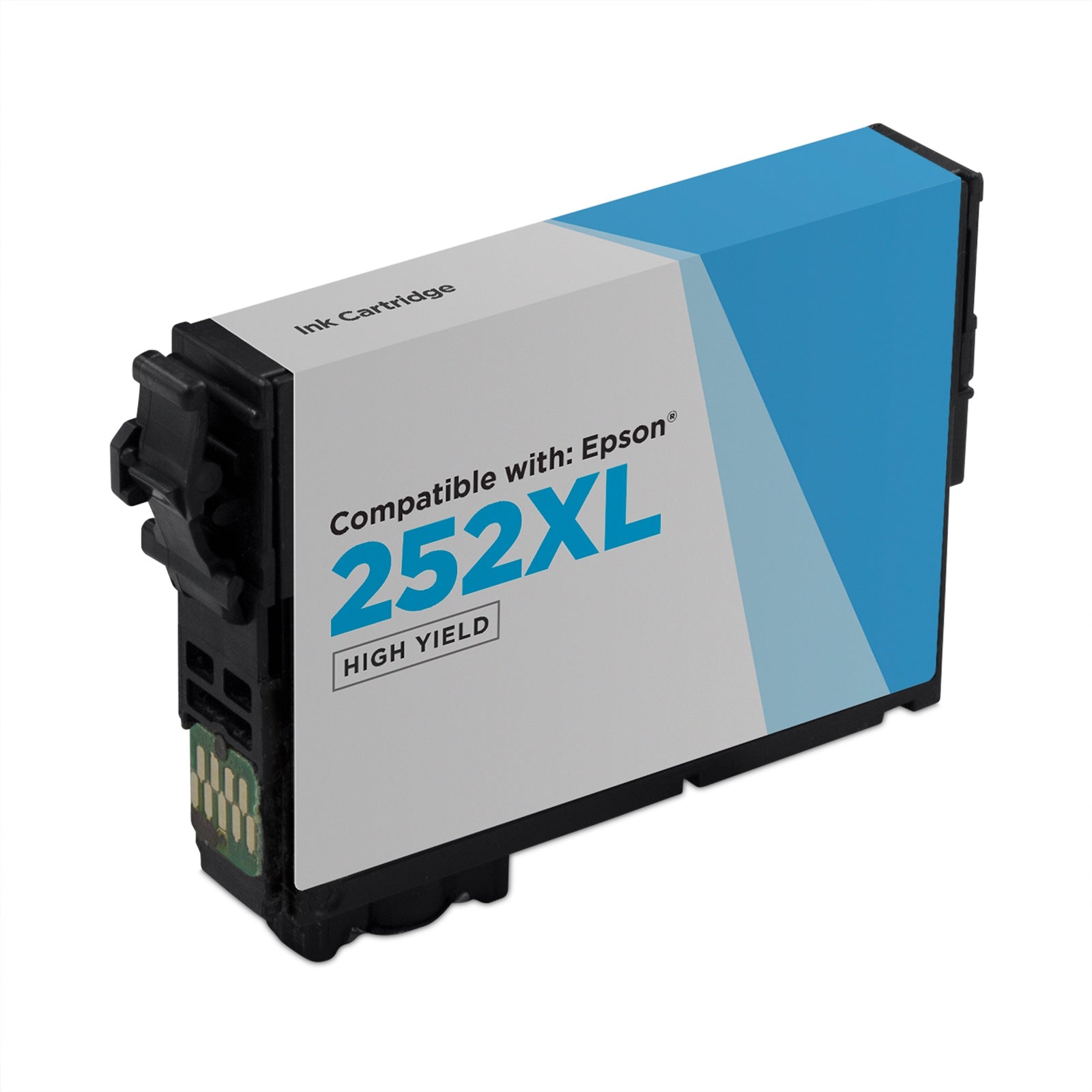 Remanufactured Epson T252XL220 Cyan Ink Cartridge (1,100 Pages)