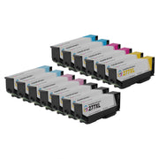 Set of 13 Remanufactured Epson T277XL High Yield Ink Cartridges (Multi Color)