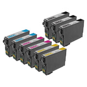 Set of 9 Remanufactured Epson T288XL High Yield Ink Cartridges (Black, Cyan, Magenta, Yellow)