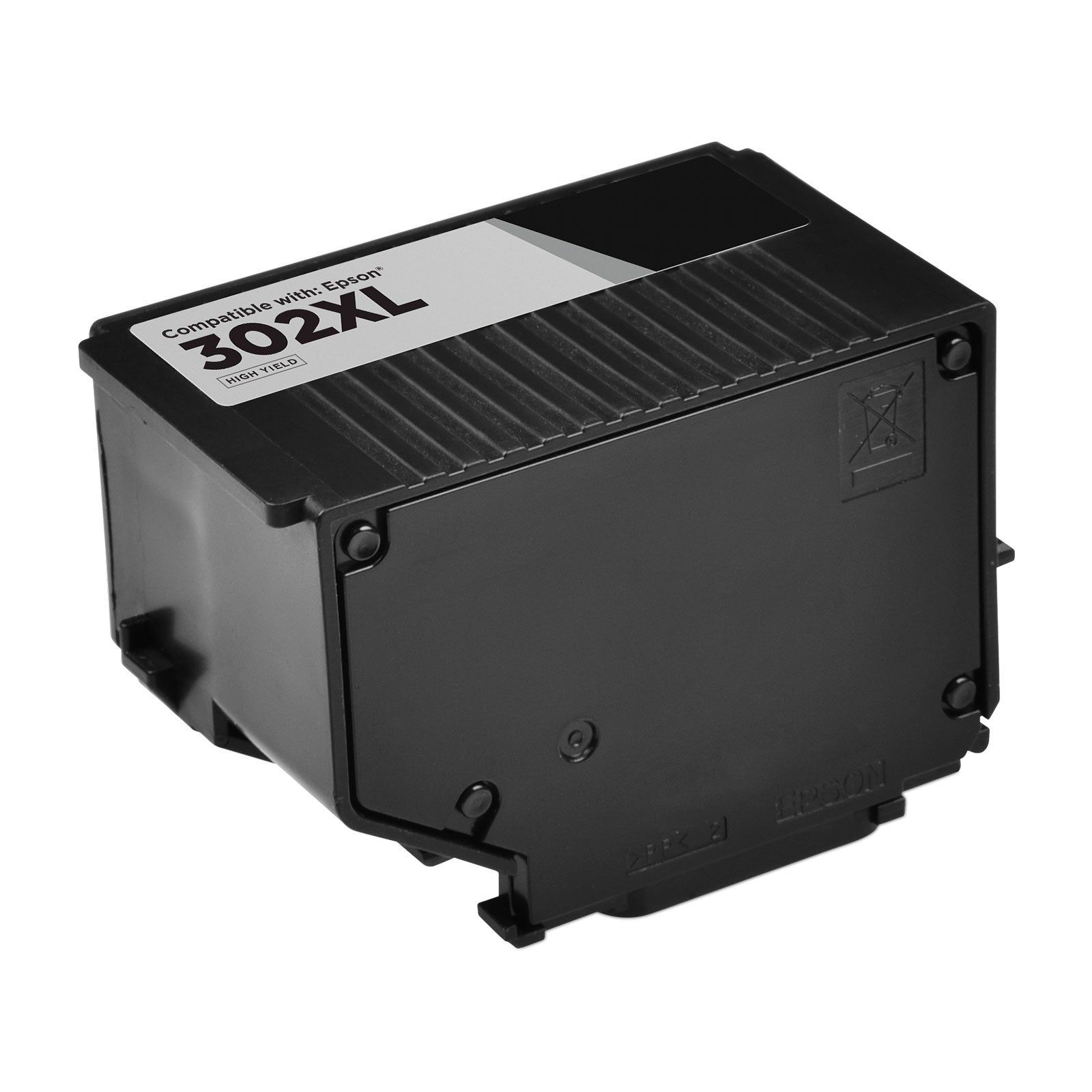 Remanufactured Epson T302XL020 Black Ink Cartridge (550 Pages)