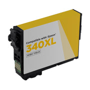 Remanufactured Epson T340XL420 Yellow High Yield Ink Cartridge (830 Pages)