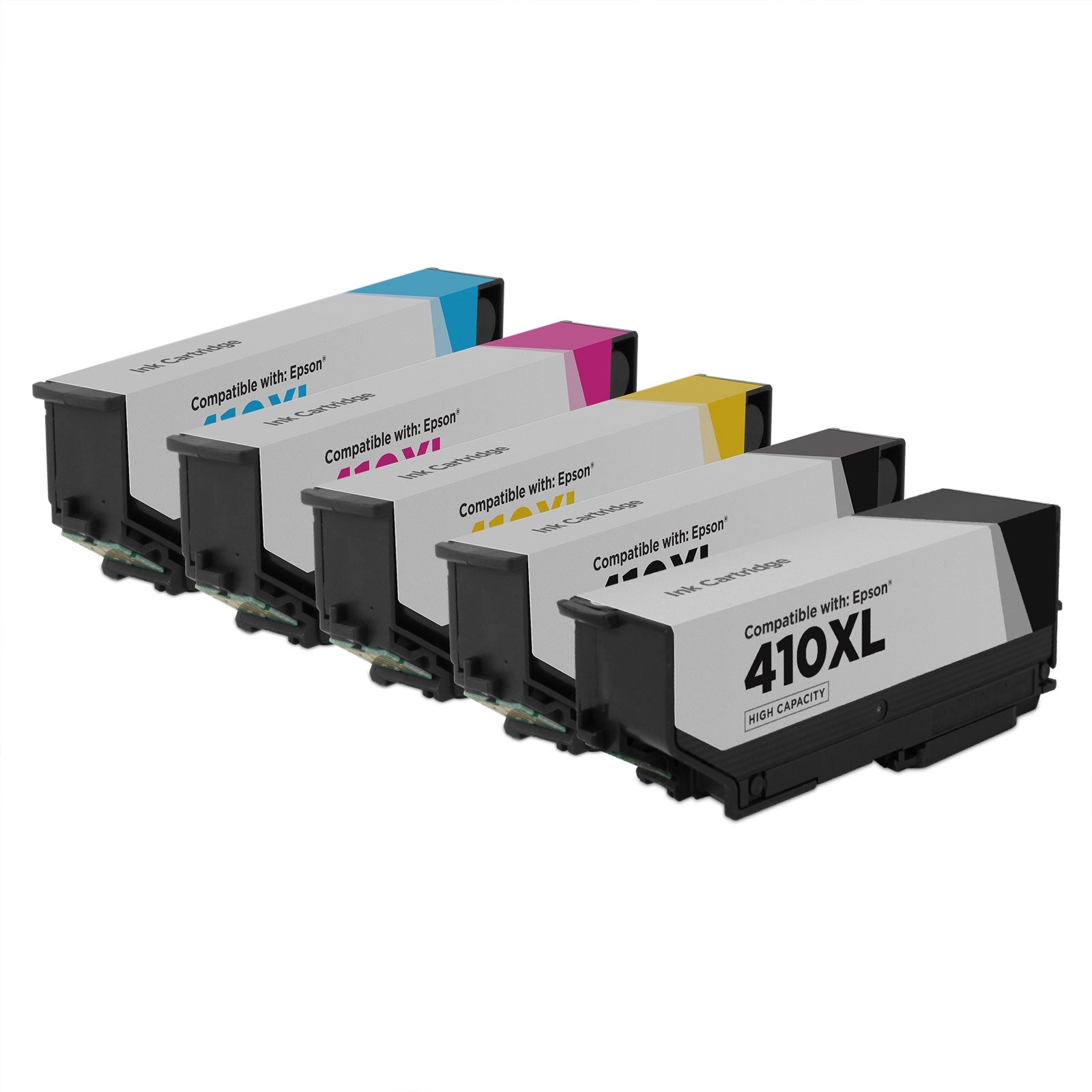 Set of 5 Remanufactured Epson 410XL Multi Ink Cartridge