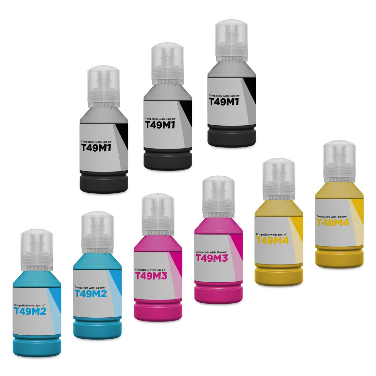 Set of 9 Compatible T49M Ink Cartridges for Epson
